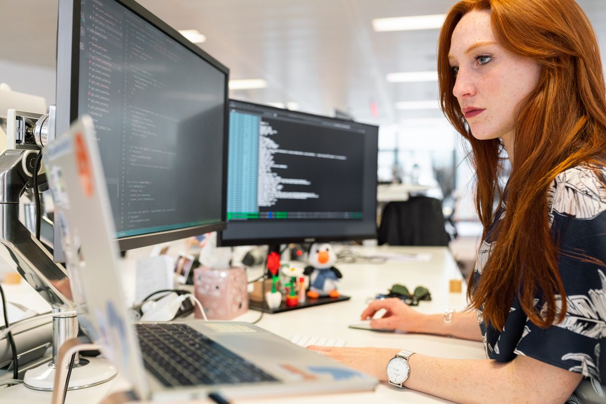 Developer at work